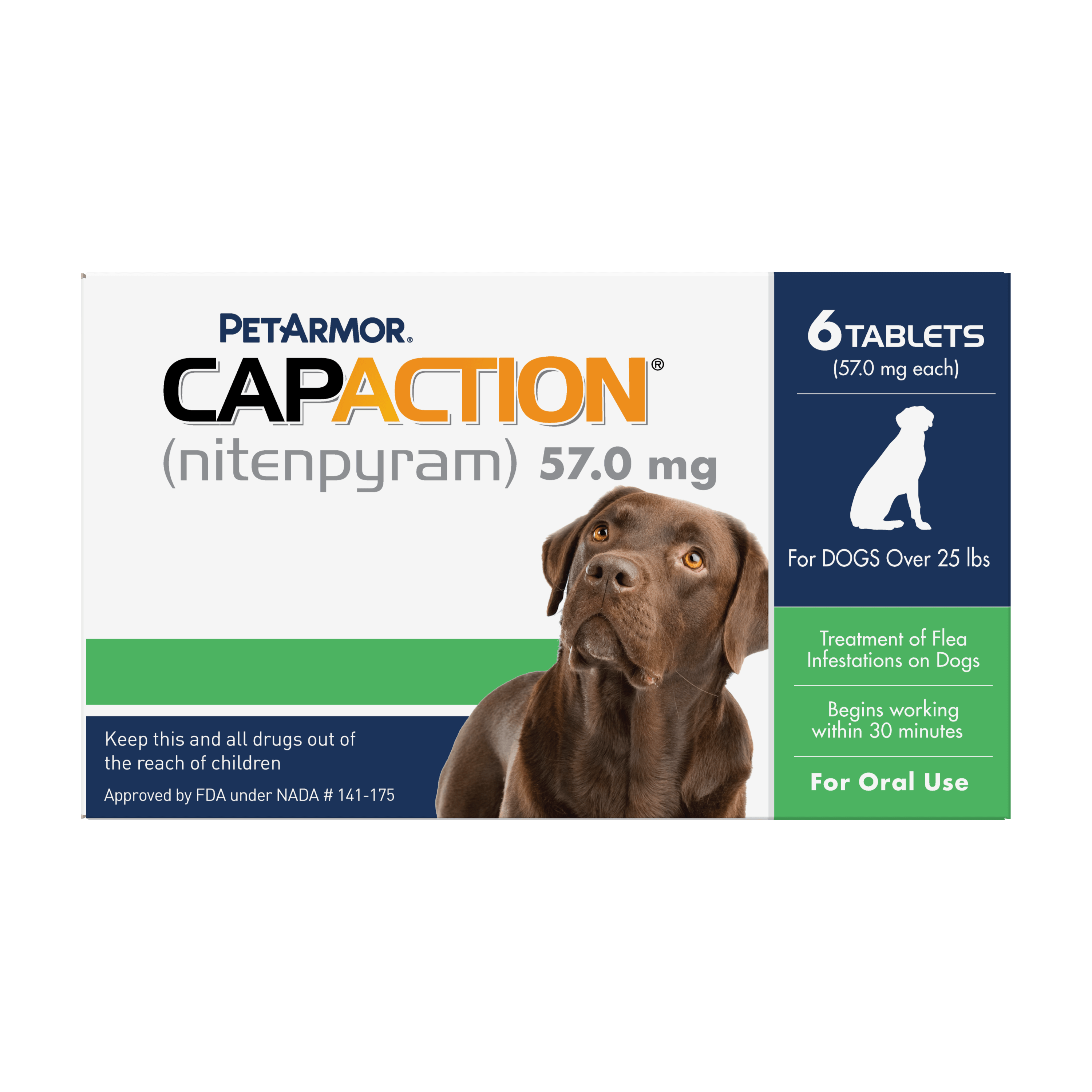 PetArmor® CAPACTION® (nitenpyram) Oral Flea Treatment for Dogs