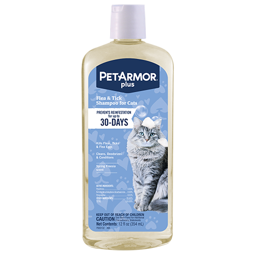 Cat flea shampoo clearance