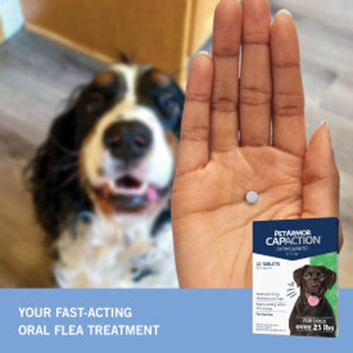 your fast acting oral flea treatment start killing adult fleas in 30 mins for all > 25lbs products