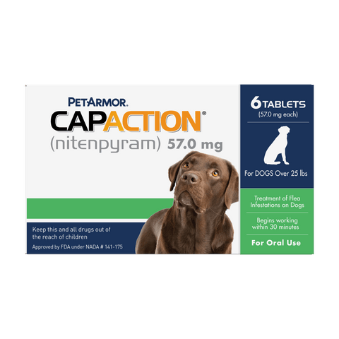 PetArmor CAPACTION nitenpyram Oral Flea Treatment for Dogs