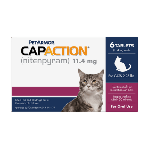 PetArmor CAPACTION nitenpyram Oral Flea Treatment for Cats