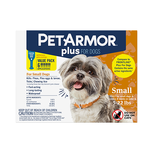 Petarmor® Plus Flea & Tick Topical For Dogs