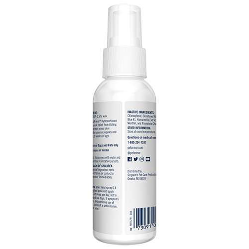 PetArmor Hydrocortisone Spray 4oz