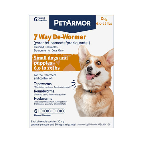 PetArmor 7 Way De Wormer pyrantel pamoate praziquantel