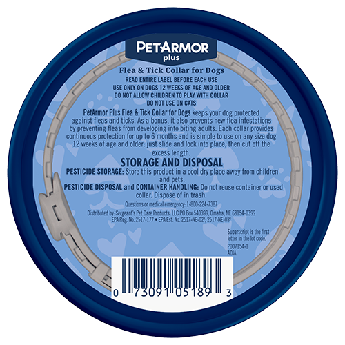 PetArmor Plus Flea Tick Collar for Dogs