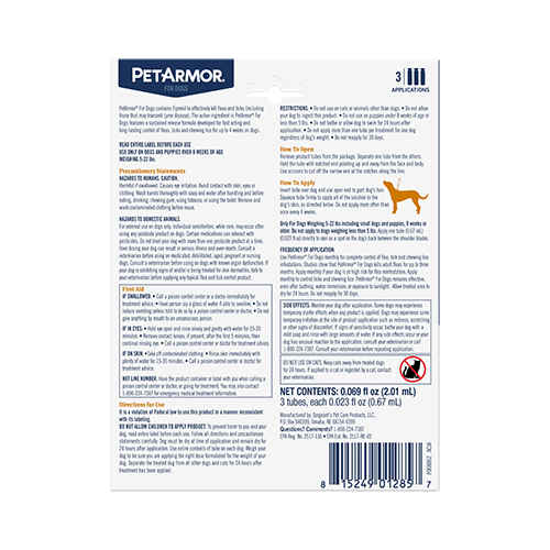 PetArmor Flea Tick Topical for Dogs