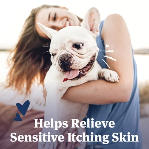 Helps relieve sensitive itching skin