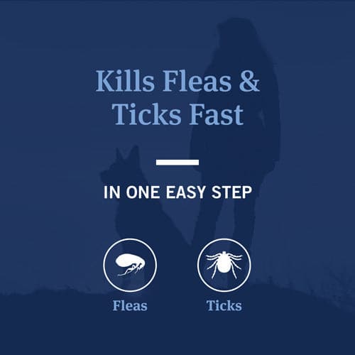 Kills fleas and ticks fast