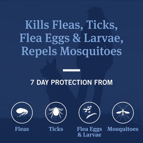 kills fleas ticks, flea eggs & larvae, repels mosquitoes for Oatmeal - Hawaiian Ginger