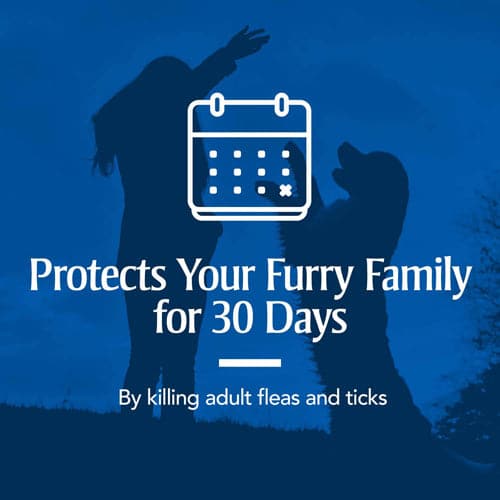 Protects your furry family for 30 days